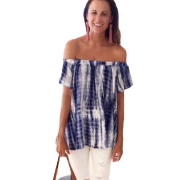 Nordstrom Tops - Tie Dye Off the Shoulder Top by Nordstrom